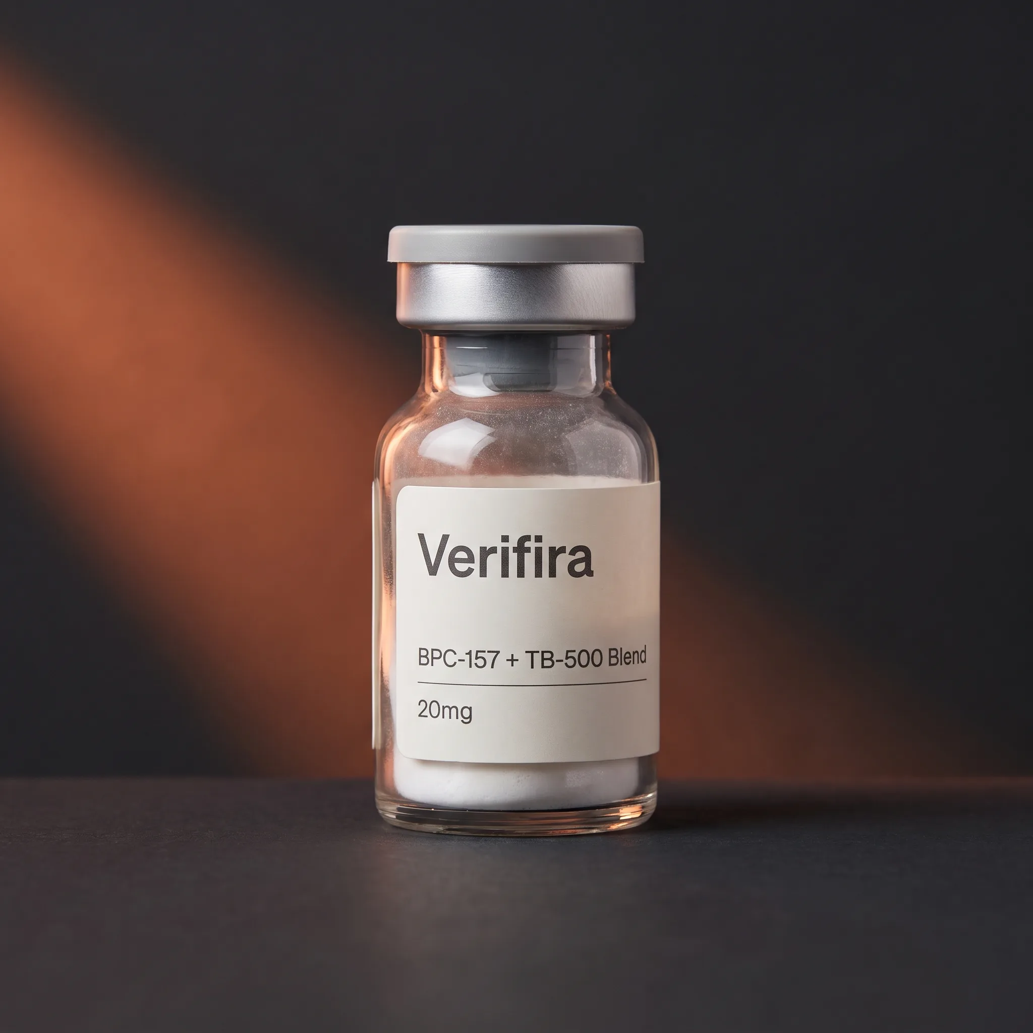 BPC-157 + TB-500 blend research peptide vial
