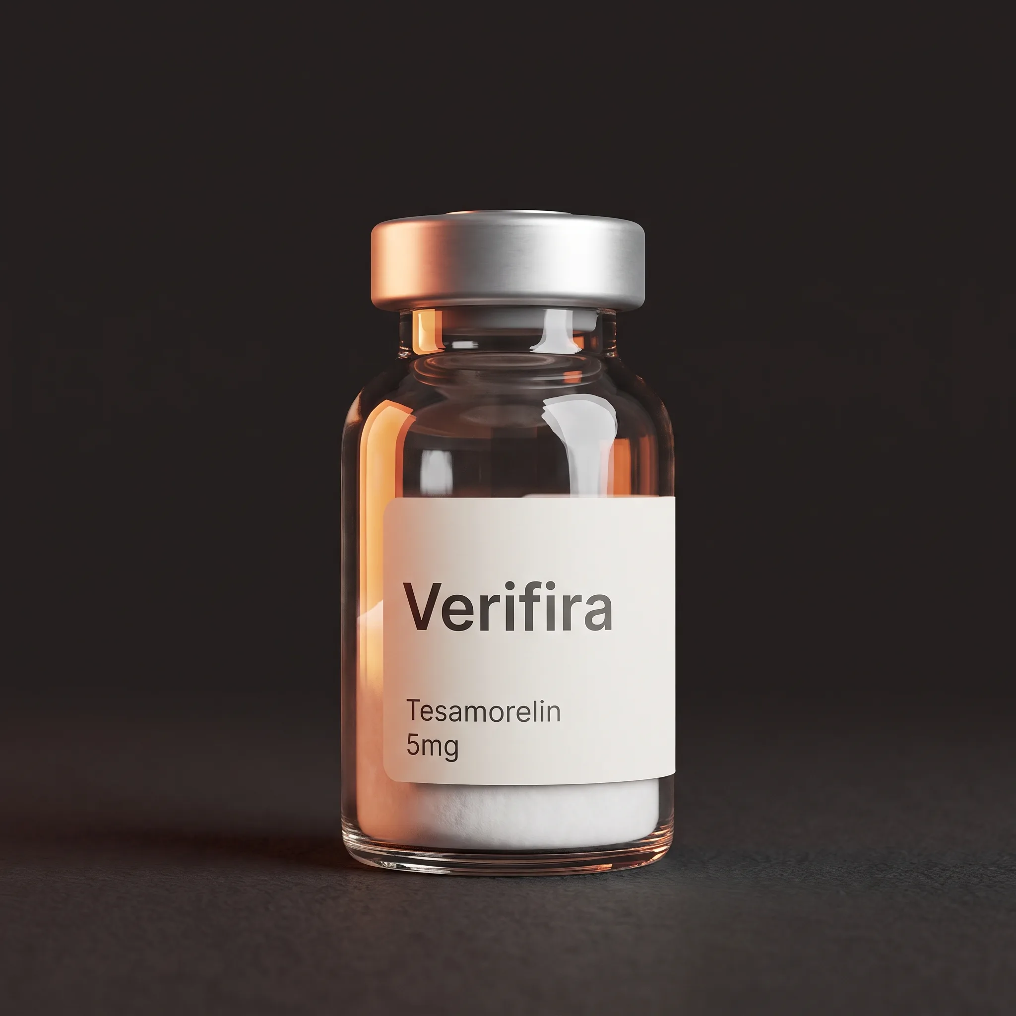 Tesamorelin research peptide vial