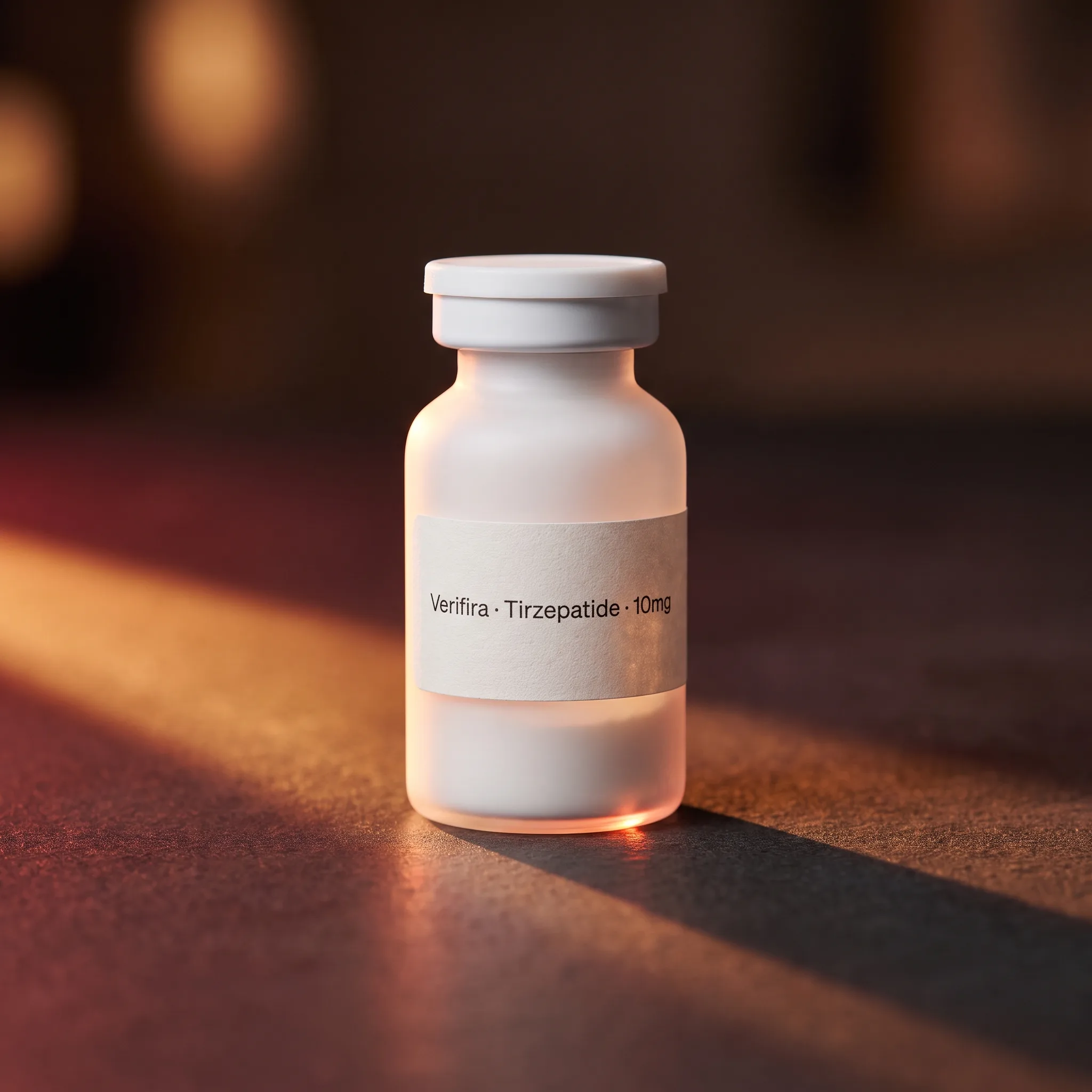 Tirzepatide research vial Verifira