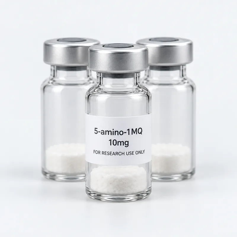 A pack of 10 vials of 5-amino-1MQ 10mg