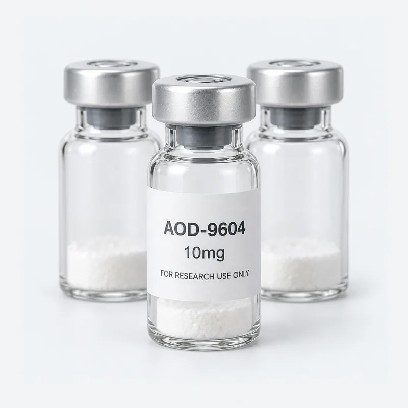 A pack of 10 vials of AOD-9604 10mg