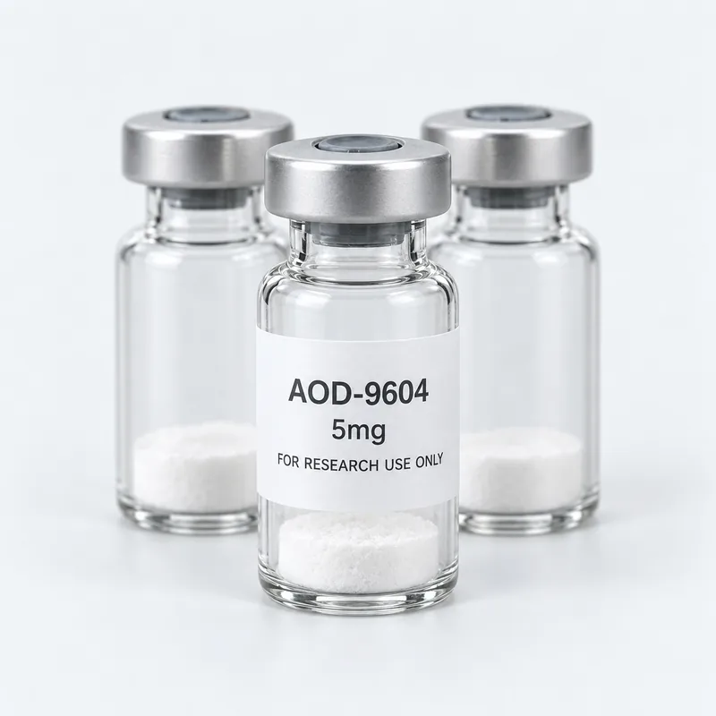A pack of 10 vials of AOD-9604 5mg