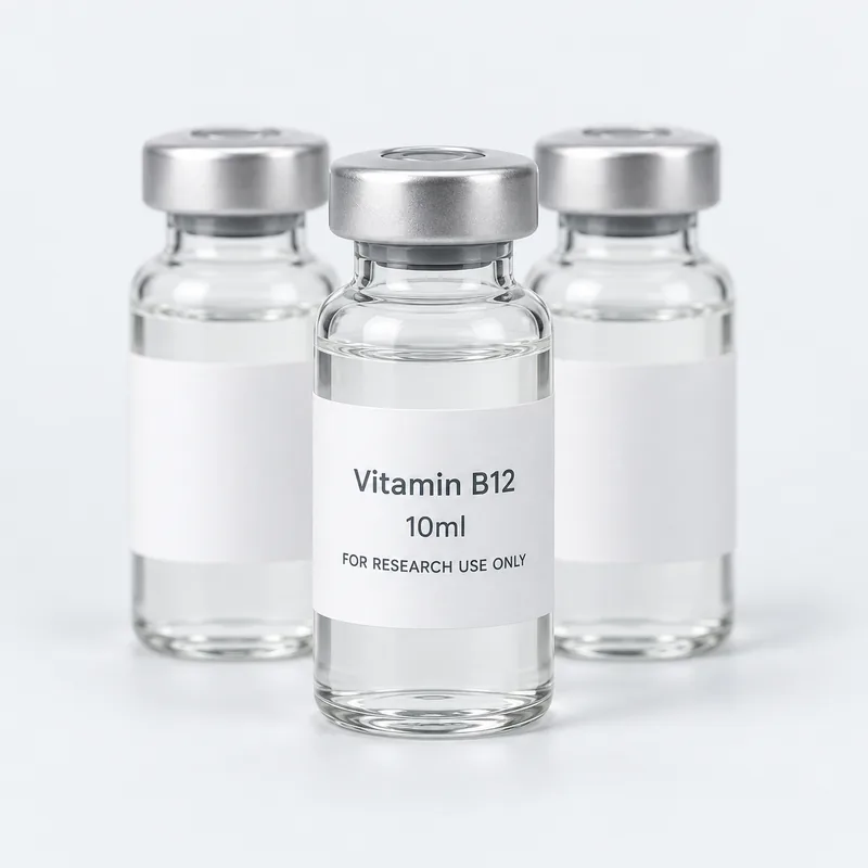 A pack of 10 vials of Vitamin B12 10ml