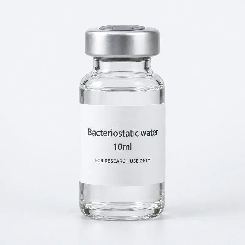 A pack of 10 vials of Bacteriostatic water 10ml
