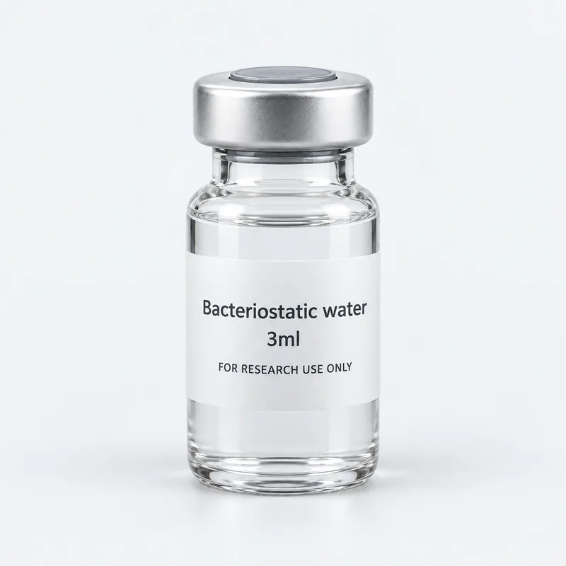 A pack of 10 vials of Bacteriostatic water 3ml