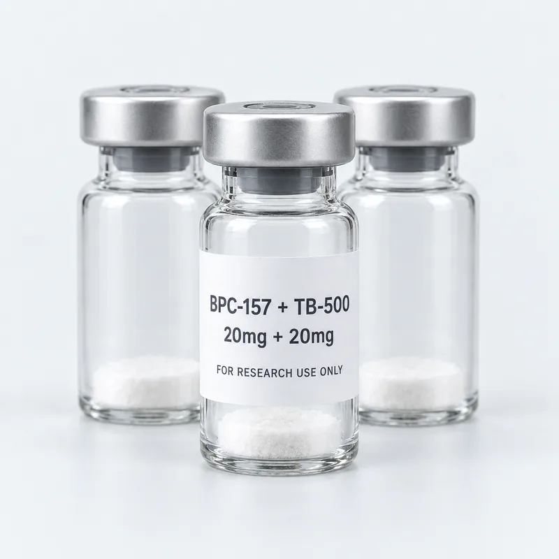 A pack of 10 vials of BPC-157 + TB-500 20mg + 20mg