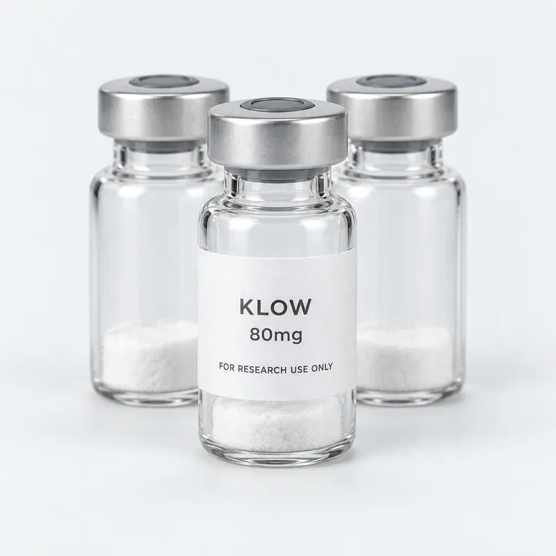 A pack of 10 vials of KLOW 80mg