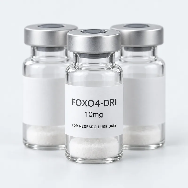 A pack of 10 vials of FOXO4-DRI 10mg