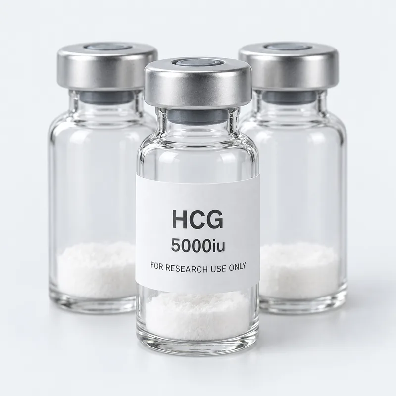 A pack of 10 vials of HCG 5000iu
