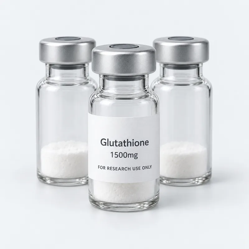 A pack of 10 vials of Glutathione 1500mg