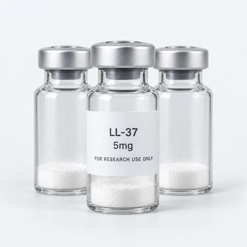 A pack of 10 vials of LL-37 5mg
