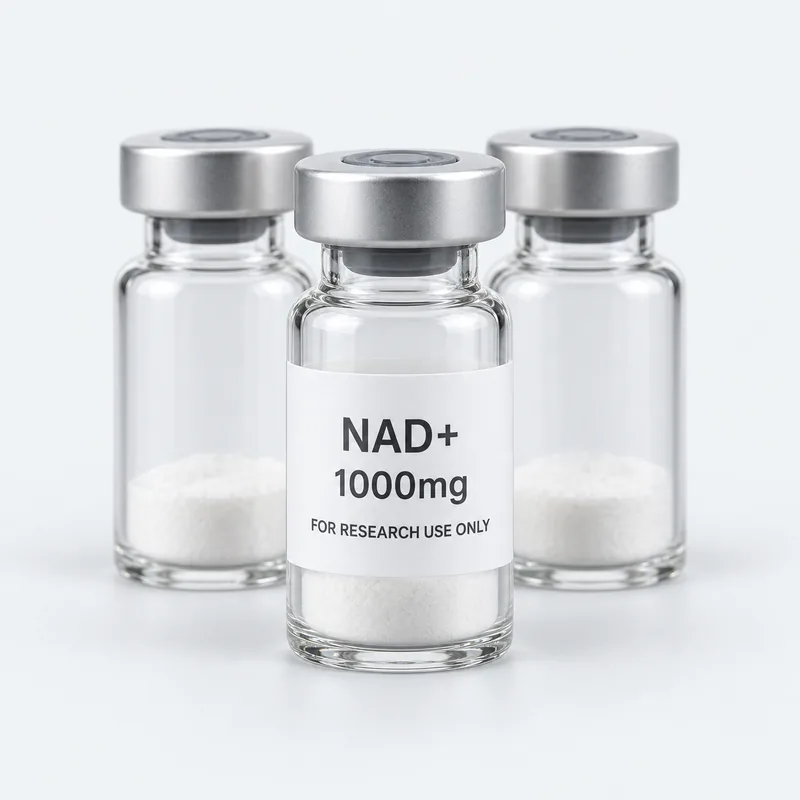 A pack of 10 vials of NAD+ 1000mg