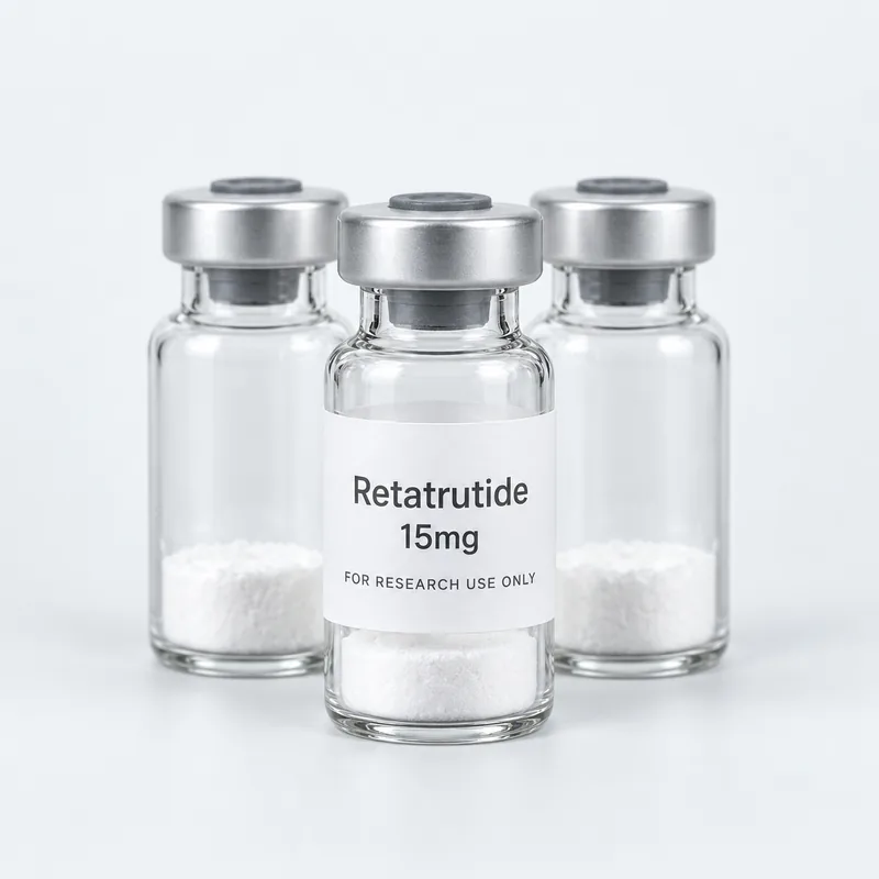A pack of 10 vials of Retatrutide 15mg