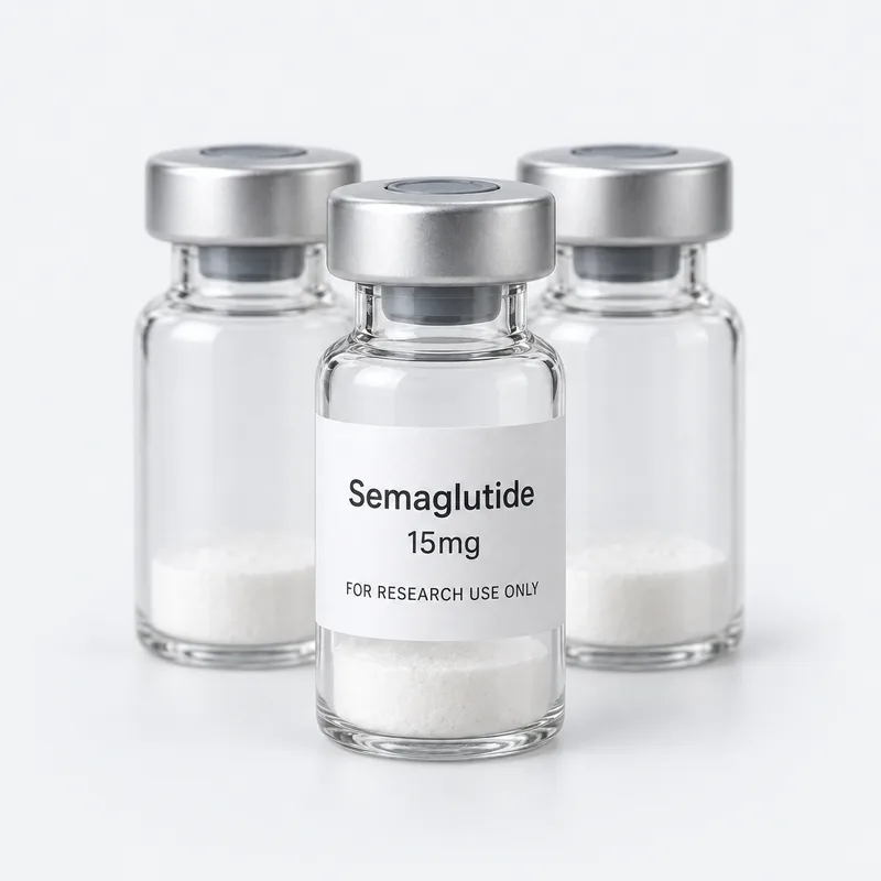 A pack of 10 vials of Semaglutide 15mg