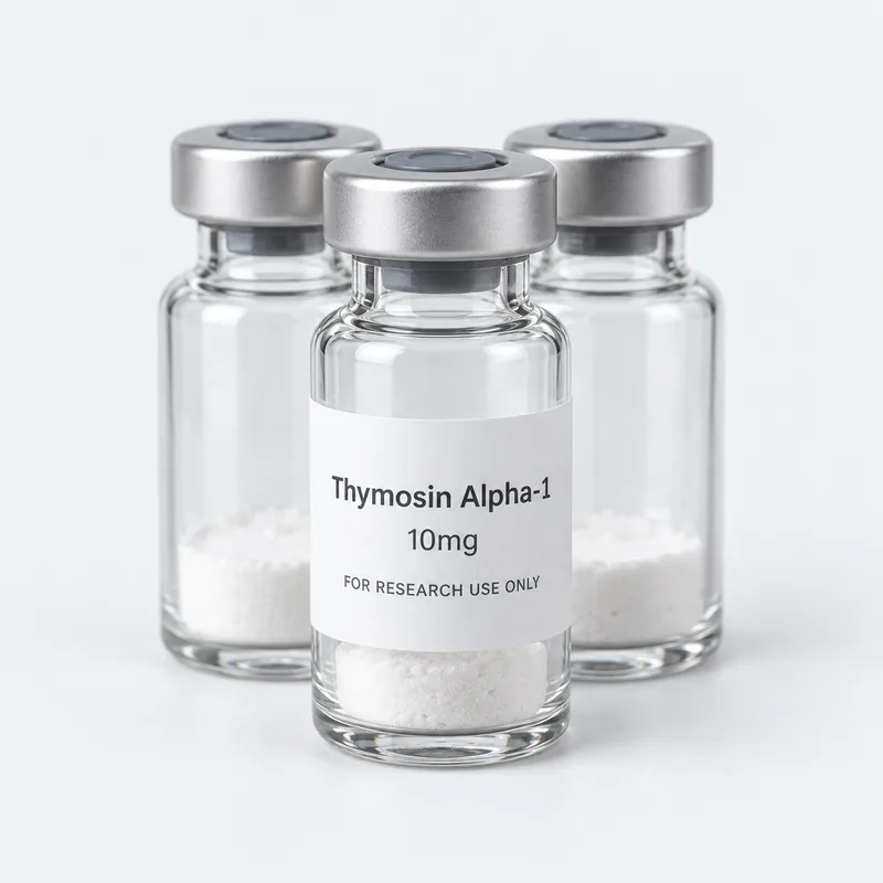 A pack of 10 vials of Thymosin Alpha-1 10mg