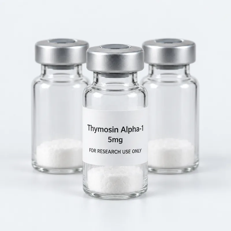 A pack of 10 vials of Thymosin Alpha-1 5mg