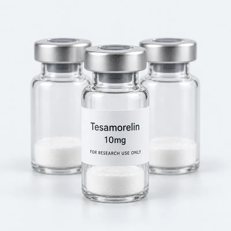 A pack of 10 vials of Tesamorelin 10mg
