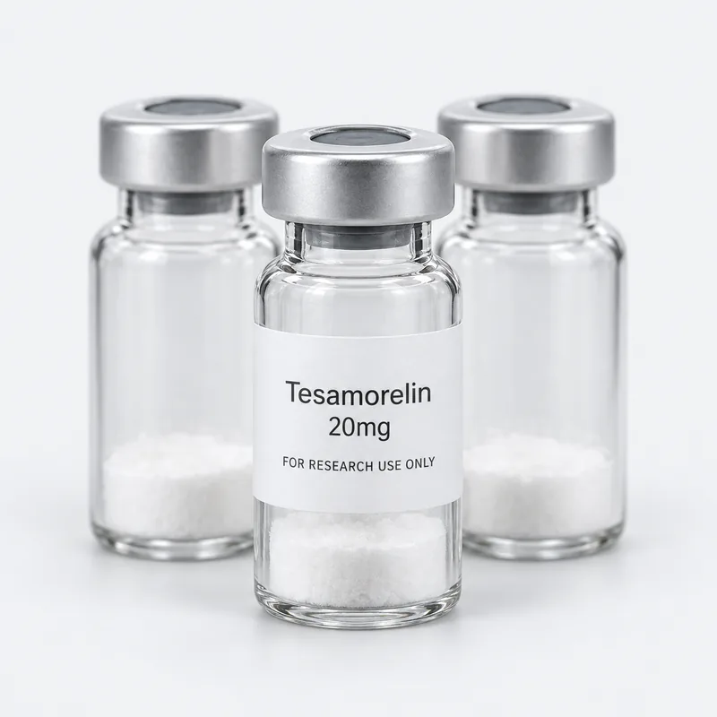 A pack of 10 vials of Tesamorelin 20mg