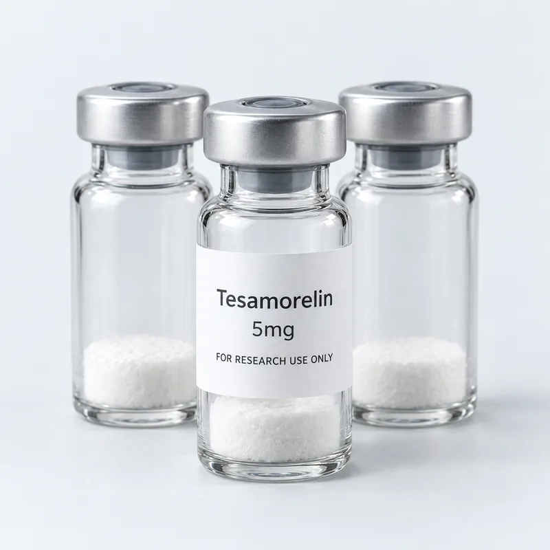 A pack of 10 vials of Tesamorelin 5mg