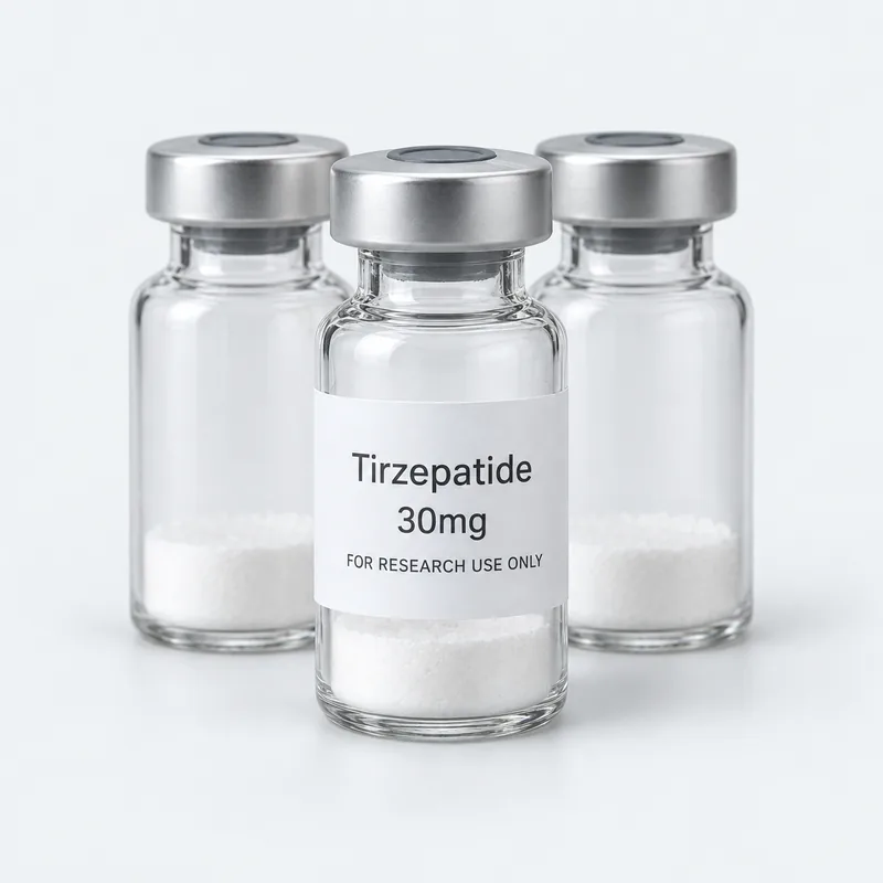 A pack of 10 vials of Tirzepatide 30mg