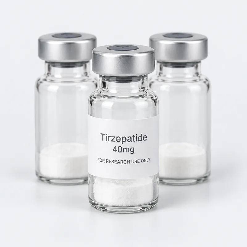 A pack of 10 vials of Tirzepatide 40mg