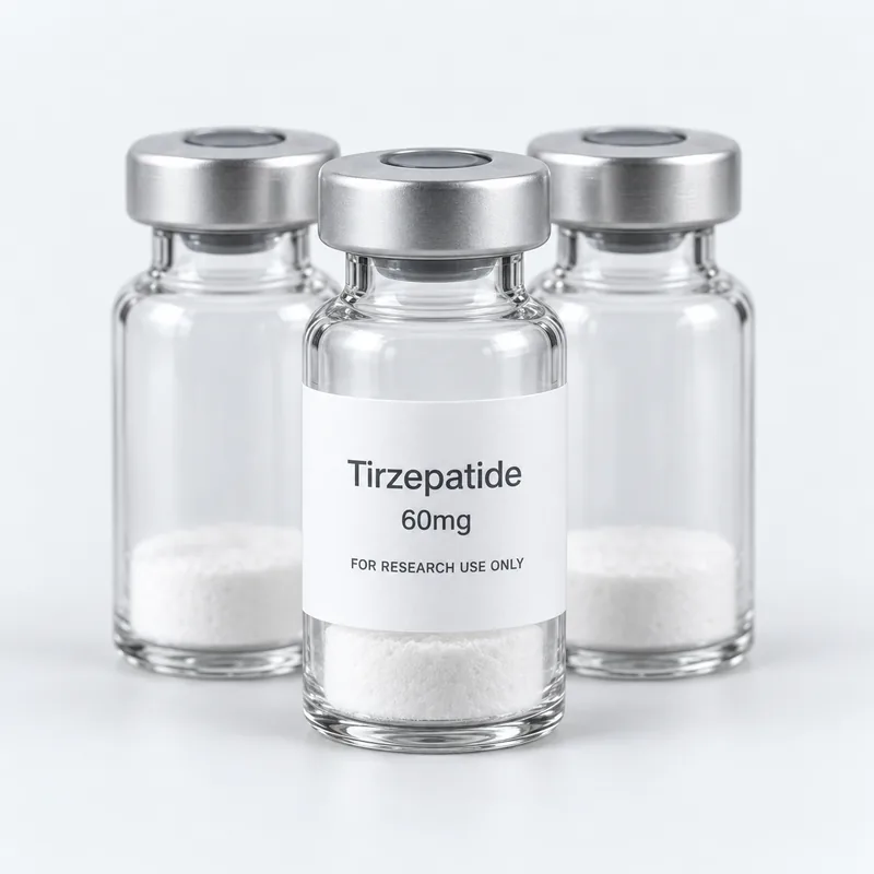A pack of 10 vials of Tirzepatide 60mg
