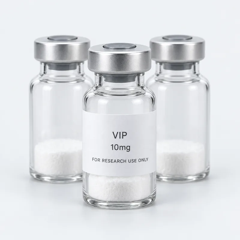 A pack of 10 vials of VIP 10mg