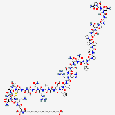 Chemical structure depiction of Cagrilintide, from PubChem compound 171397054