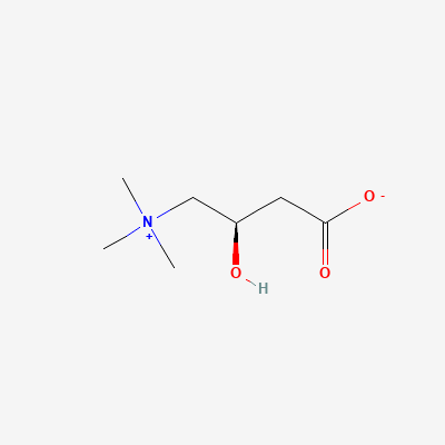 Chemical structure depiction of L-Carnitine, from PubChem compound 10917