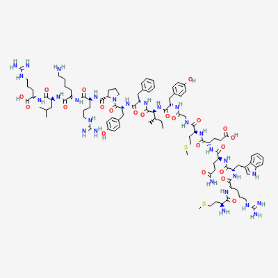 Chemical structure depiction of MOTS-C, from PubChem compound 146675088
