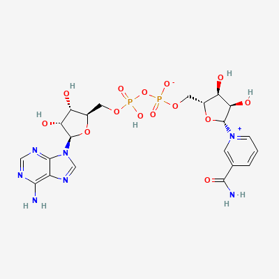 Chemical structure depiction of NAD+, from PubChem compound 5892