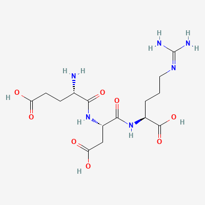 Chemical structure depiction of Pinealon, from PubChem compound 10273502