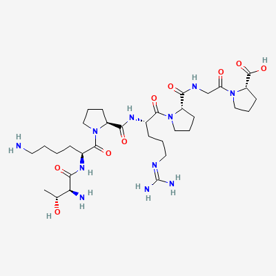 Chemical structure depiction of Selank, from PubChem compound 11765600
