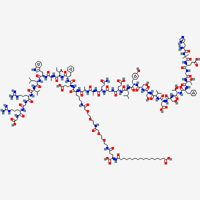 Chemical structure depiction of Semaglutide, from PubChem compound 56843331