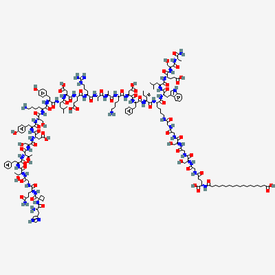 Chemical structure depiction of Survodutide, from PubChem compound 171378821